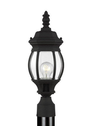 Wynfield One Light Outdoor Post Lantern in Black (1|82202-12)