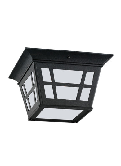 Herrington Two Light Outdoor Flush Mount in Black (1|79131EN3-12)