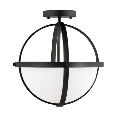 Alturas Two Light Semi-Flush Convertible Pendant in Midnight Black (1|7724602EN3-112)