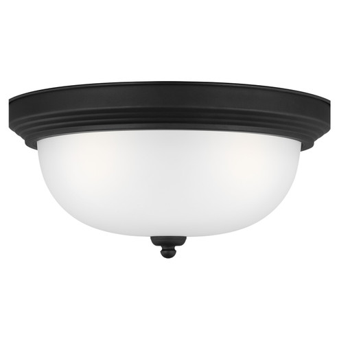 Geary Three Light Flush Mount in Midnight Black (1|77065-112)
