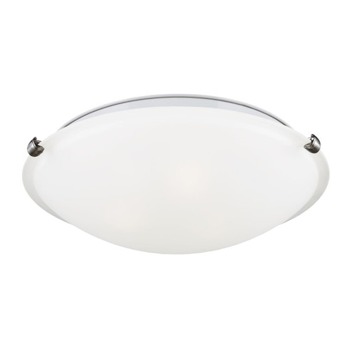 Clip Ceiling Flush Mount Three Light Flush Mount in Brushed Nickel (1|7543503-962)