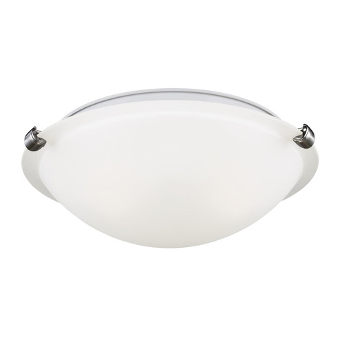 Clip Ceiling Flush Mount Two Light Flush Mount in Brushed Nickel (1|7543502-962)