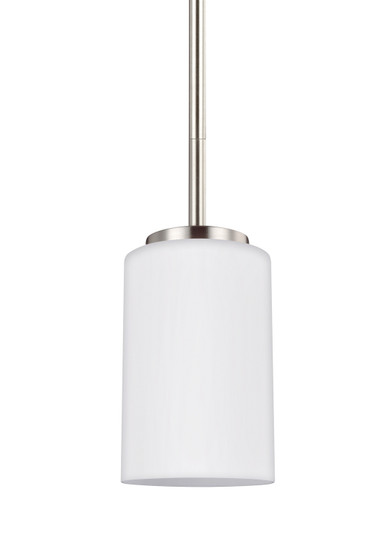 Oslo One Light Mini-Pendant in Brushed Nickel (1|61160-962)