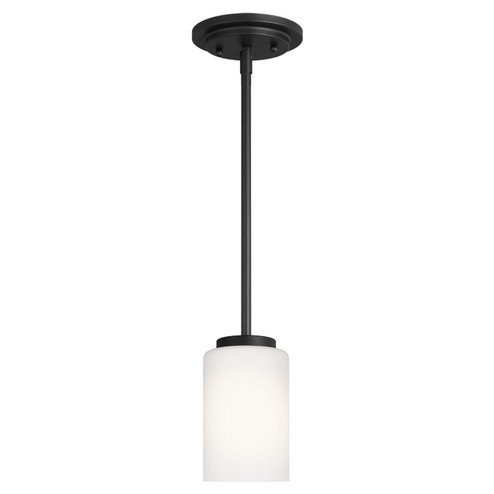 Oslo One Light Mini-Pendant in Midnight Black (1|61160-112)