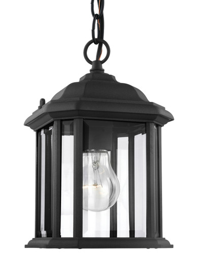 Kent One Light Outdoor Semi-Flush Convertible Pendant in Black (1|60029-12)