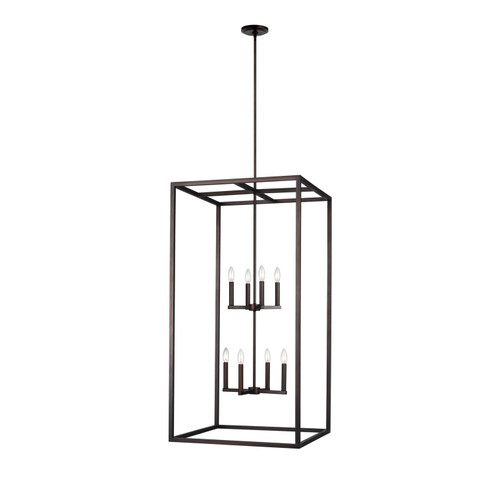 Moffet Street Eight Light Hall / Foyer Pendant in Bronze (1|5234508-710)