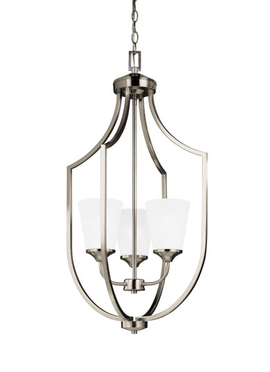 Hanford Three Light Hall / Foyer Pendant in Brushed Nickel (1|5224503-962)