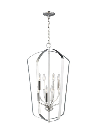 Romee Eight Light Hall / Foyer in Brushed Nickel (1|5134908EN-962)