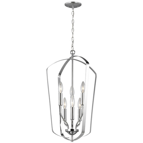 Romee Six Light Hall / Foyer in Chrome (1|5134906EN-05)