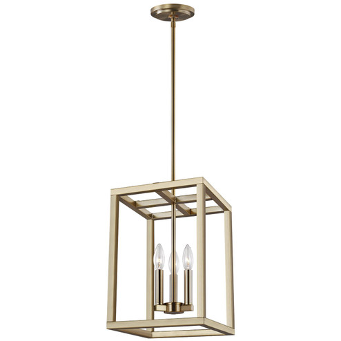 Moffet Street Three Light Hall / Foyer Pendant in Satin Brass (1|5134503-848)