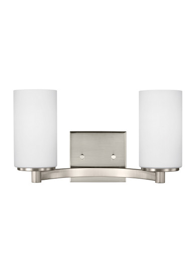 Hettinger Two Light Wall / Bath in Brushed Nickel (1|4439102EN3-962)