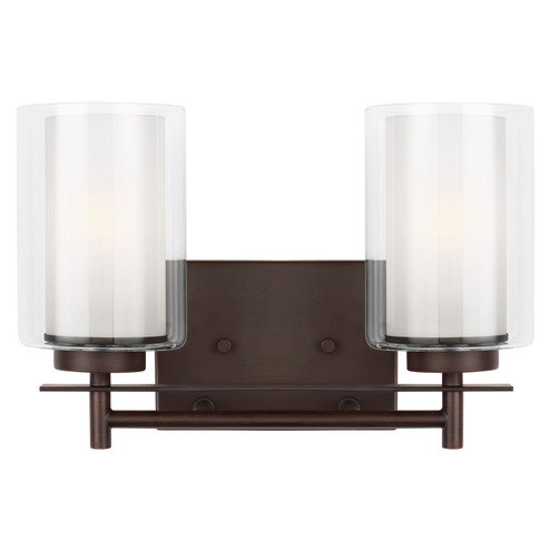 Elmwood Park Two Light Wall / Bath in Bronze (1|4437302EN3-710)