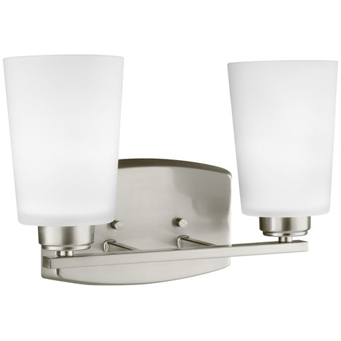 Franport Two Light Wall / Bath in Brushed Nickel (1|4428902-962)
