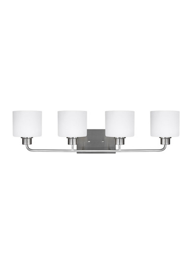 Canfield Four Light Wall / Bath in Brushed Nickel (1|4428804EN3-962)