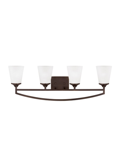 Hanford Four Light Wall / Bath in Bronze (1|4424504EN3-710)