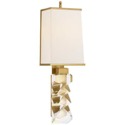 Argentino Two Light Wall Sconce in Crystal and Hand-Rubbed Antique Brass (268|TOB 2950CG/HAB-L/HAB)