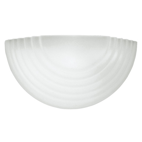 Stepped Glass One Light Wall / Bath Sconce in White (1|4123EN3-15)