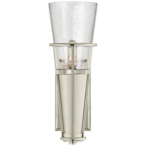Robinson One Light Wall Sconce in Polished Nickel (268|TOB 2751PN-SG)