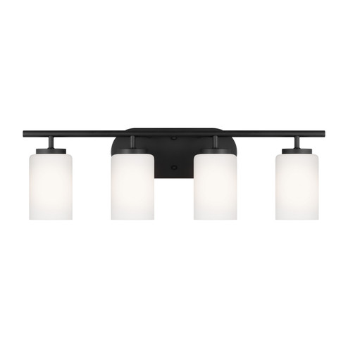 Oslo Four Light Wall/ Bath in Midnight Black (1|41163EN3-112)