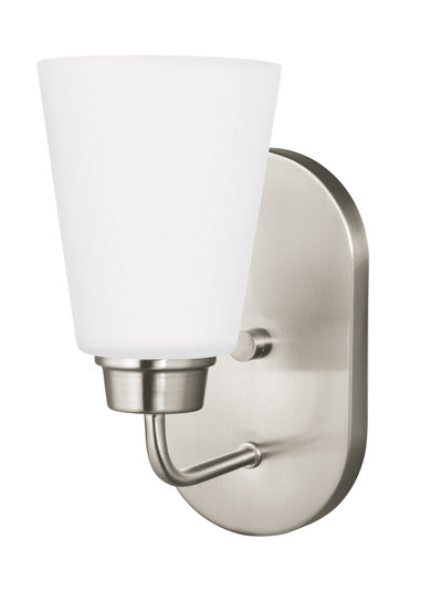 Kerrville One Light Wall / Bath Sconce in Brushed Nickel (1|4115201EN3-962)