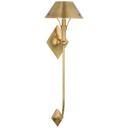 Turlington LED Wall Sconce in Hand-Rubbed Antique Brass (268|TOB 2723HAB-HAB)