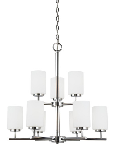 Oslo Nine Light Chandelier in Chrome (1|31162-05)