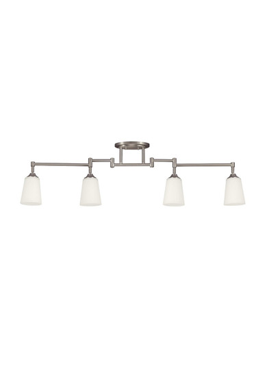 Track Lighting Four Light Track Lighting Kit in Brushed Nickel (1|2530404EN3-962)