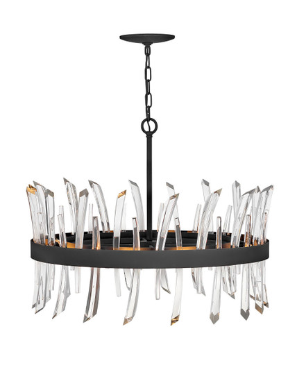 Revel LED Chandelier in Black (138|FR30904BLK)
