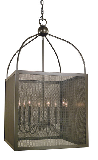 Windsor Eight Light Foyer Chandelier in Satin Pewter (8|5468 SP)