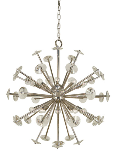 Apogee 20 Light Foyer Chandelier in Polished Nickel (8|4816 PN)