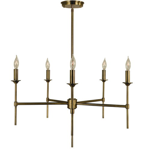 Chandler Five Light Chandelier in Polished Nickel (8|4695 PN)