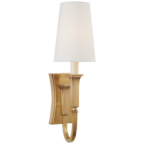 Delphia One Light Wall Sconce in Hand-Rubbed Antique Brass (268|TOB 2272HAB-L)