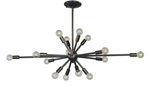 Simone 16 Light Chandelier in Polished Nickel (8|4392 PN)