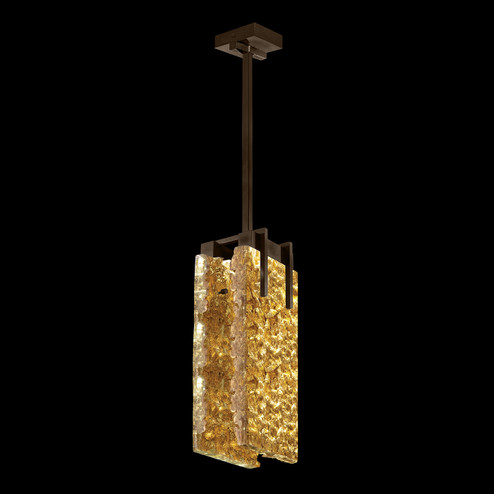 Terra LED Pendant in Bronze/Gold Leaf Glass (48|931040-42ST)