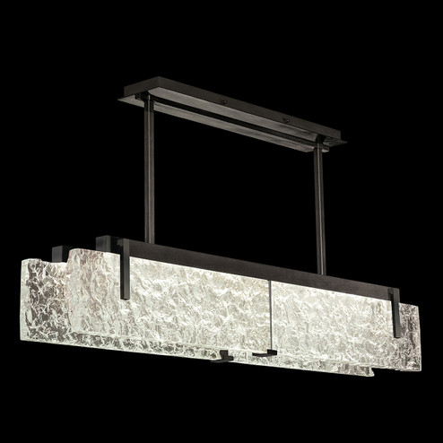 Terra LED Pendant in Black/Clear Glass (48|928040-11ST)