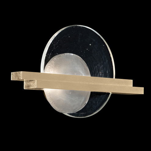 Selene LED Wall Sconce in Black/Clear & White Glass (48|922450-1ST)
