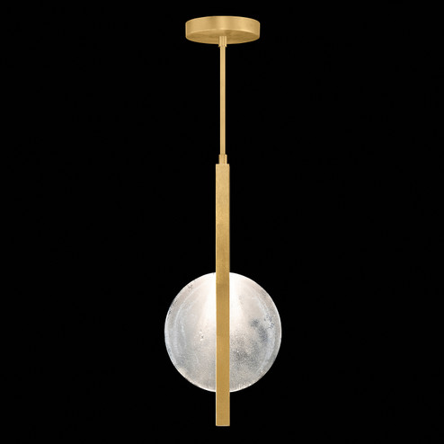 Selene LED Pendant in Gold/White Glass (48|922140-3ST)