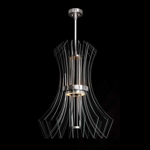 Newton LED Pendant in Silver Down Glass (48|916840-1ST)