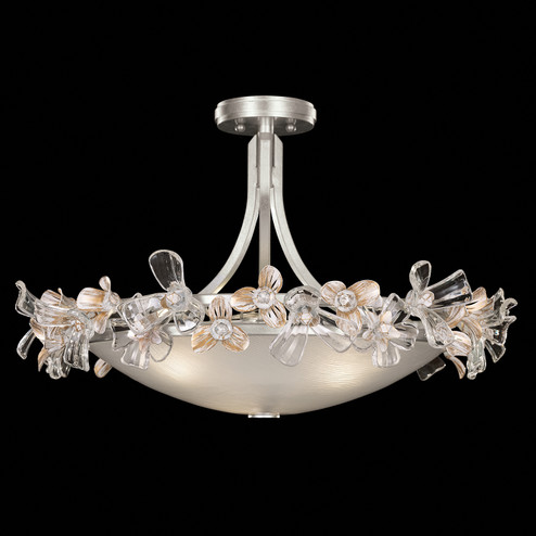 Azu LED Flush Mount in Silver Leaf (48|915540-1ST)