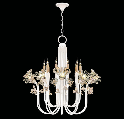 Azu LED Chandelier in White Gesso (48|915140-3ST)