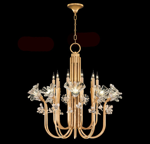 Azu LED Chandelier in Gold Leaf (48|915140-2ST)