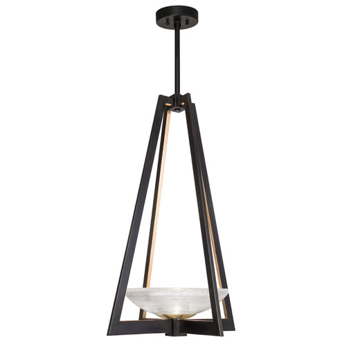 Delphi LED Pendant in Black/Gold (48|896040-3ST)