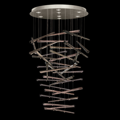 Elevate LED Pendant in Silver/Meteorite Spires (48|895840-151ST)