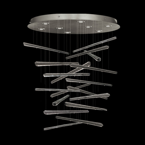Elevate LED Pendant in Silver/Ebony Stardust Spires (48|895840-142ST)