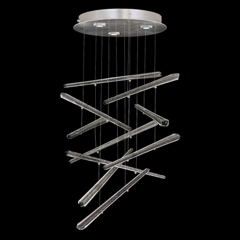 Elevate LED Pendant in Silver/Ebony Stardust Spires (48|895640-141ST)