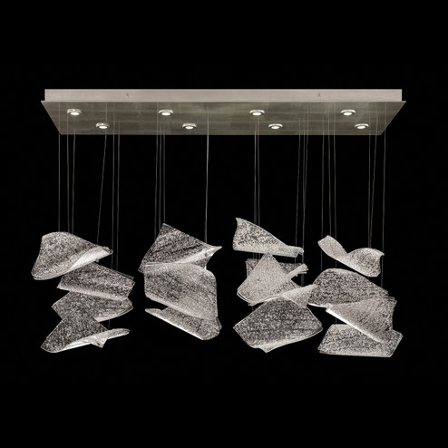 Elevate LED Pendant in Silver/Frozen Pages (48|894840-162ST)