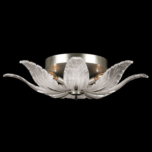 Plume Four Light Flush Mount in Silver/White ''Plumes'' (48|894140-11ST)