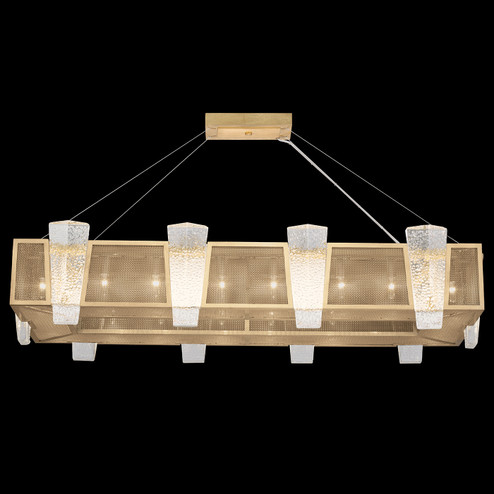 Crownstone 16 Light Pendant in Gold w/Metal Mesh Inserts (48|891240-22ST)