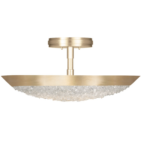 Arctic Halo Three Light Semi-Flush Mount in Gold (48|880040-1ST)