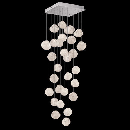Vesta LED Pendant in Silver w/White Glass (48|867640-11LD)